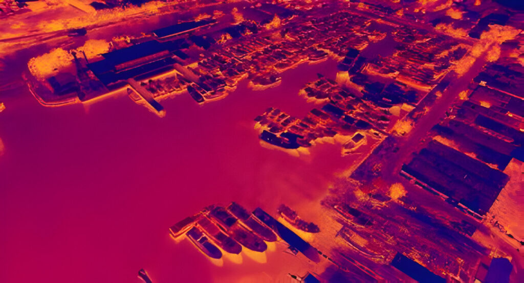 Thermal Imaging Camera on Drone