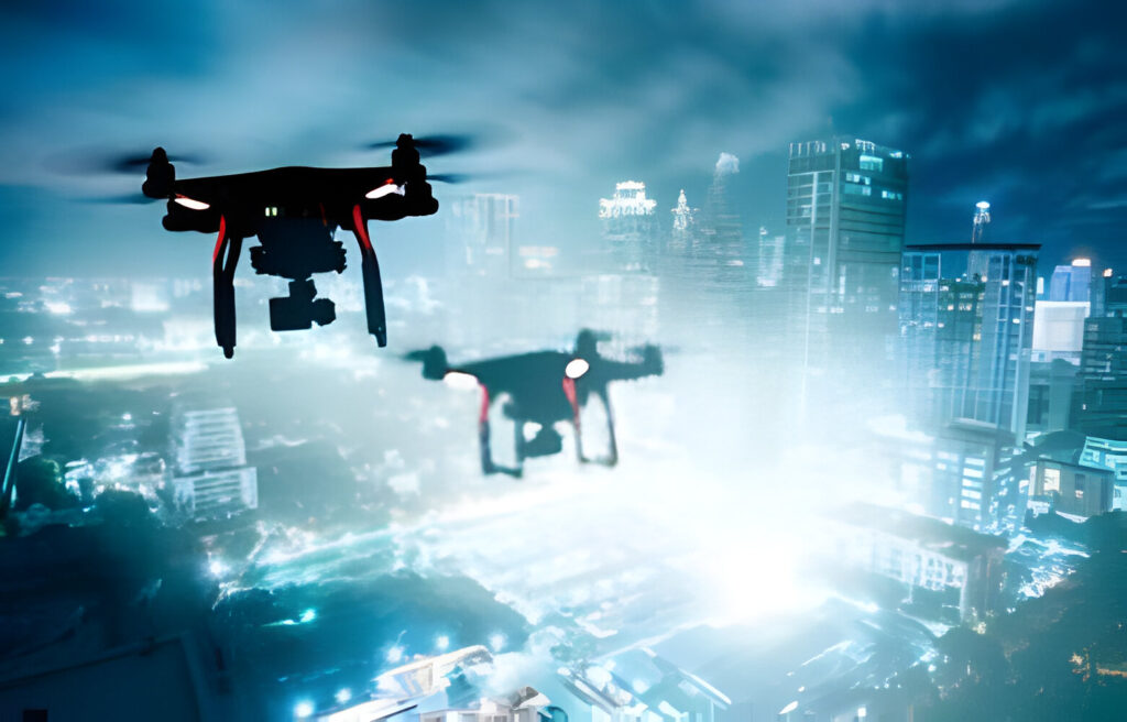 Surveillance Drones at Night